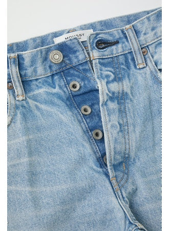 Moussy - MV Odessa Wide Straight in Light Blue Denim