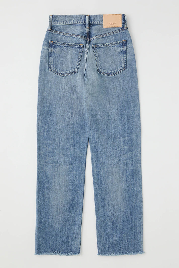 Moussy - MV Olivia Wide Straight in Blue Denim