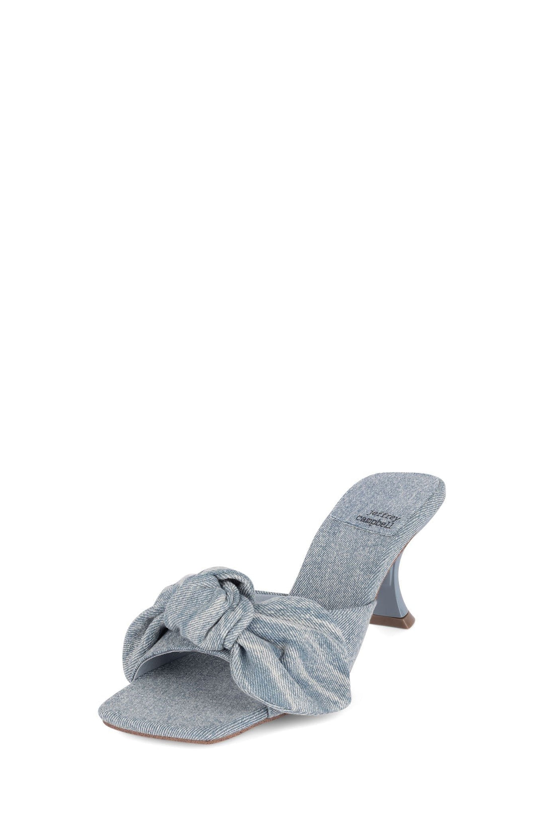 Jeffrey Campbell - Mr. Big Bow in Light Blue Denim