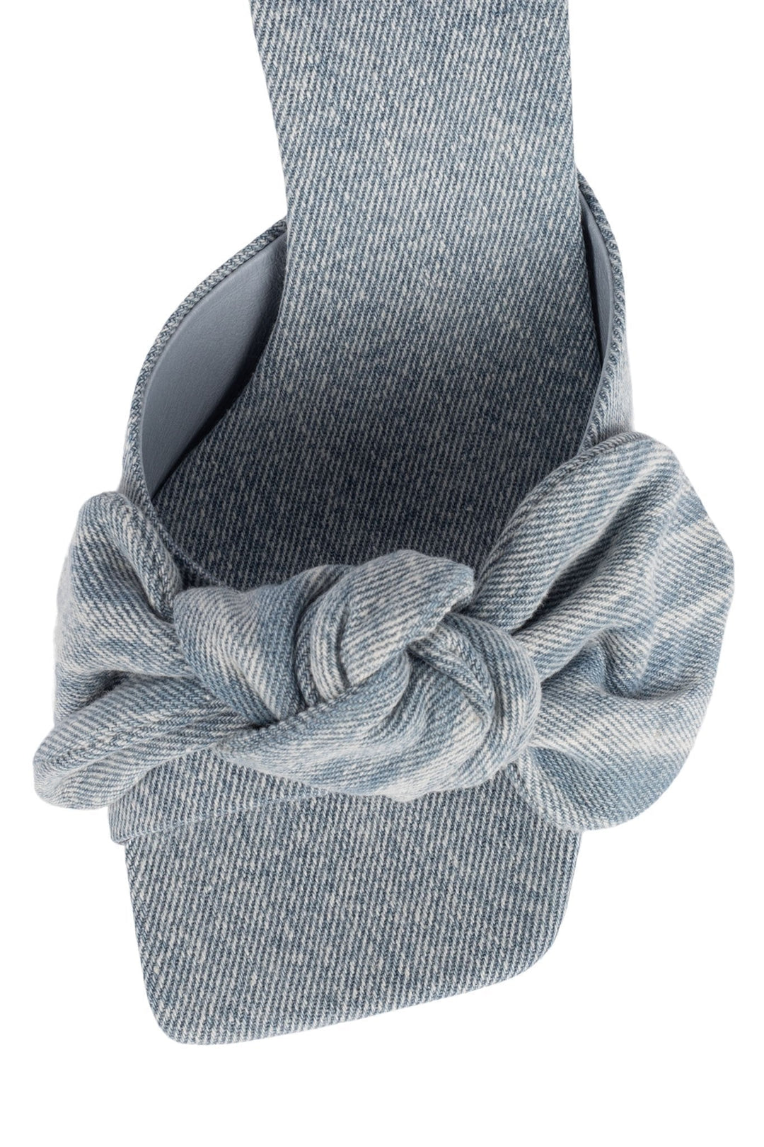 Jeffrey Campbell - Mr. Big Bow in Light Blue Denim