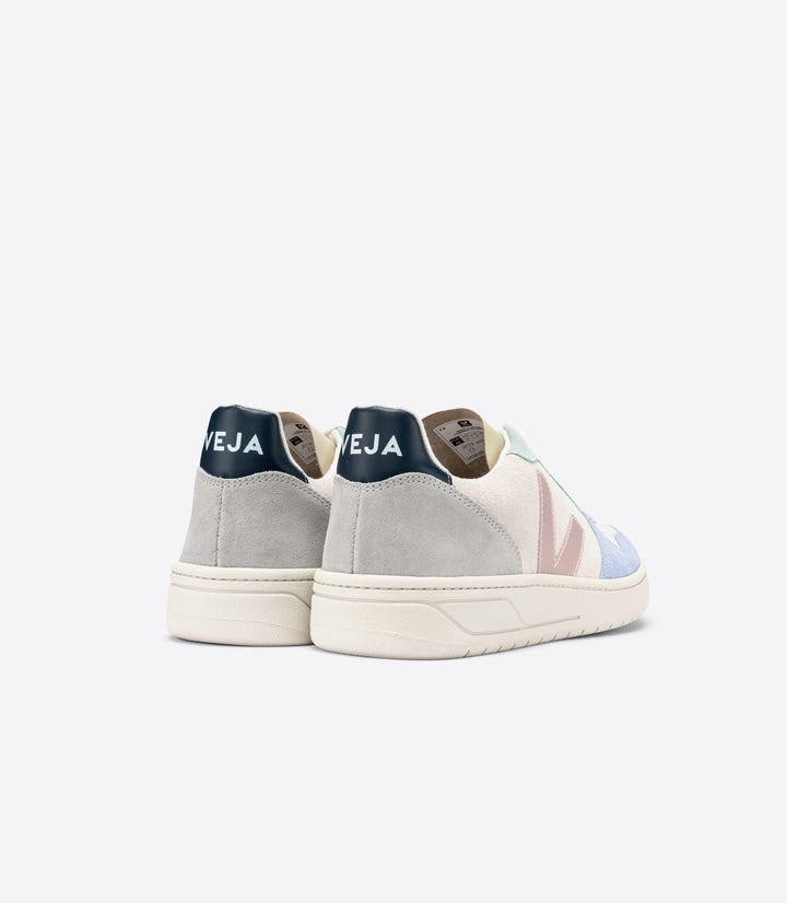 Veja - V-10 Suede Sneakers in Multico Natural Babe