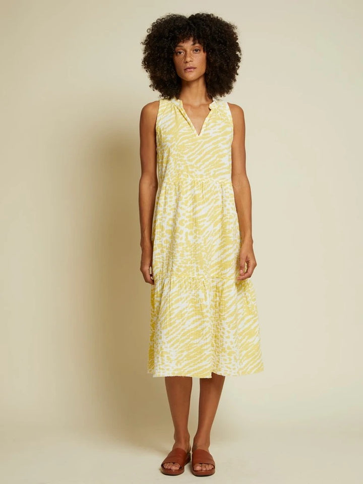Nation LTD - Nadie Tiered Tank Midi Dress in Wild