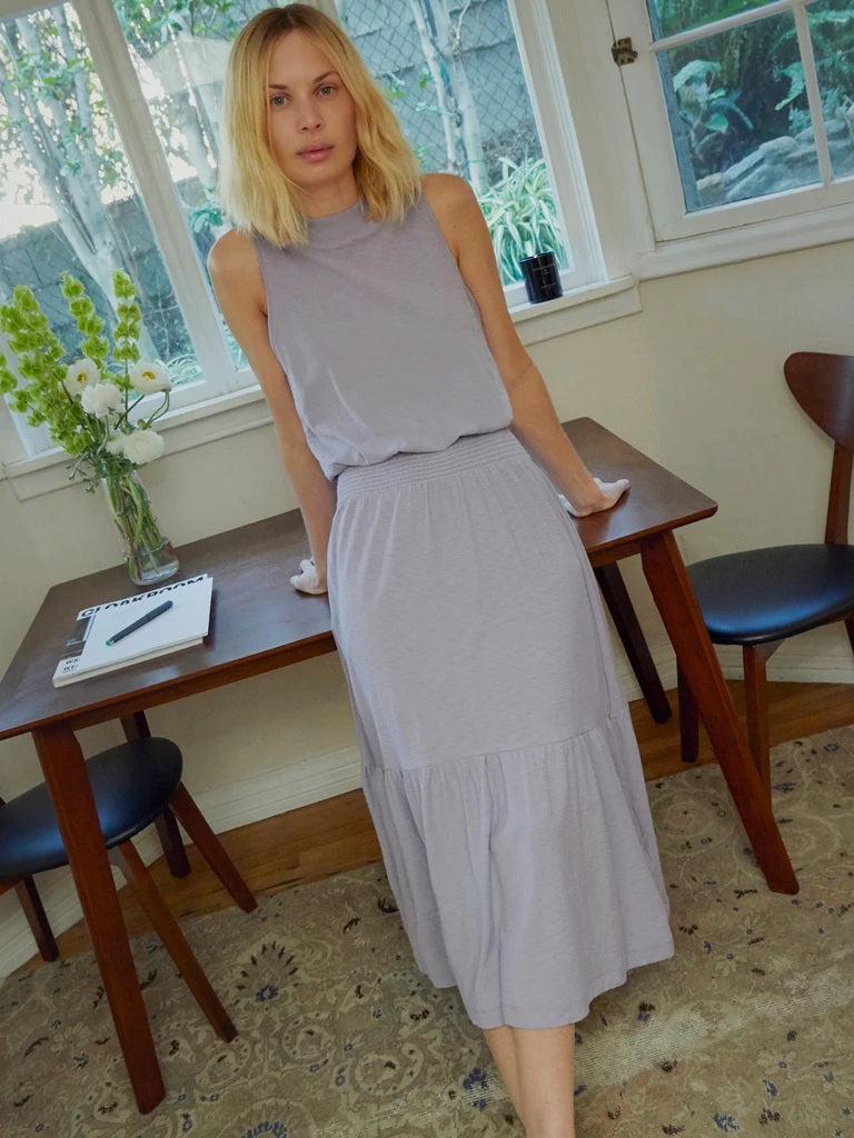 Nation LTD - Barrett 90s Midi Dress in Shallot Dresses