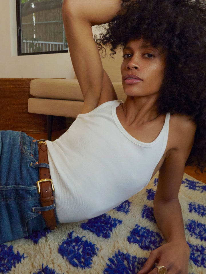 Nation LTD - Erin Scoop Cami in Optic White Tops