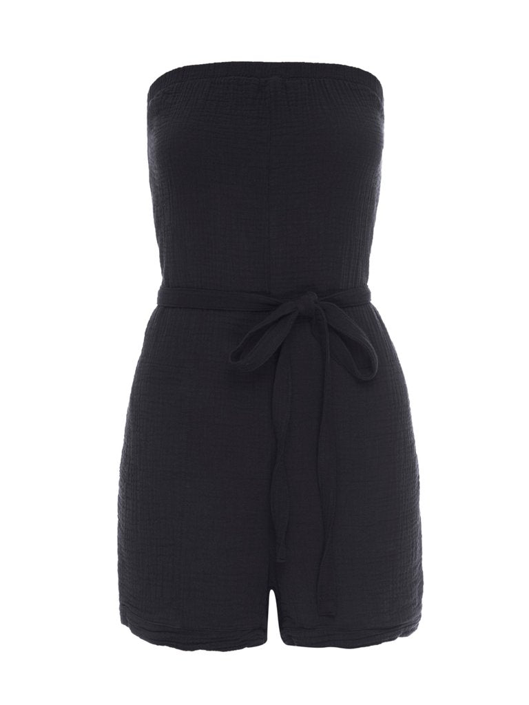 Nation LTD - Gita Strapless Romper in Black Romper