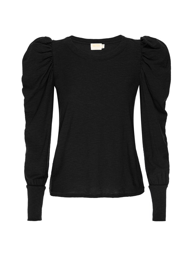 Nation LTD - Romy Modest Tee in Jet Black Tops