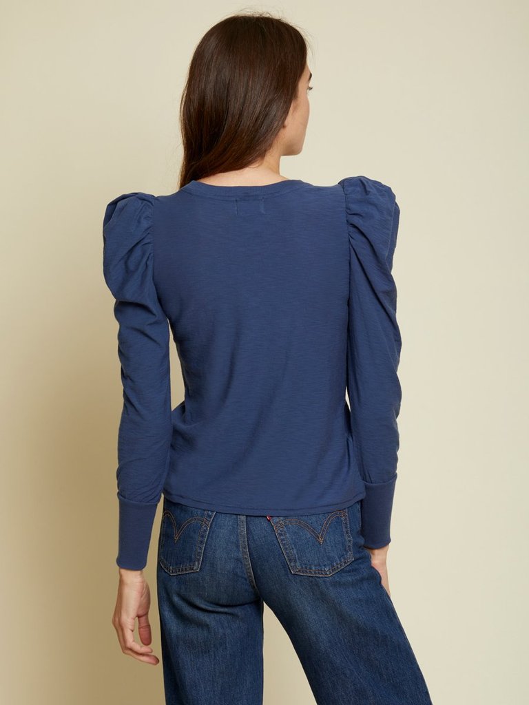 Nation LTD - Romy Modest Tee in Ocean Tops