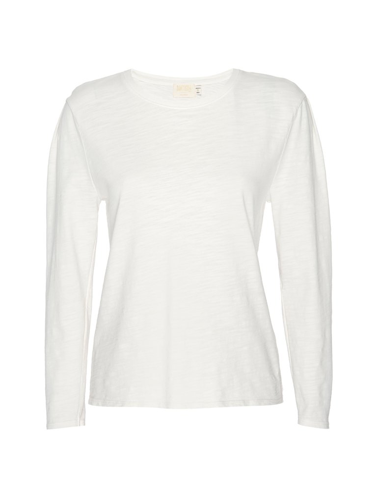 Nation LTD - Tallis Tee in Off White Tops