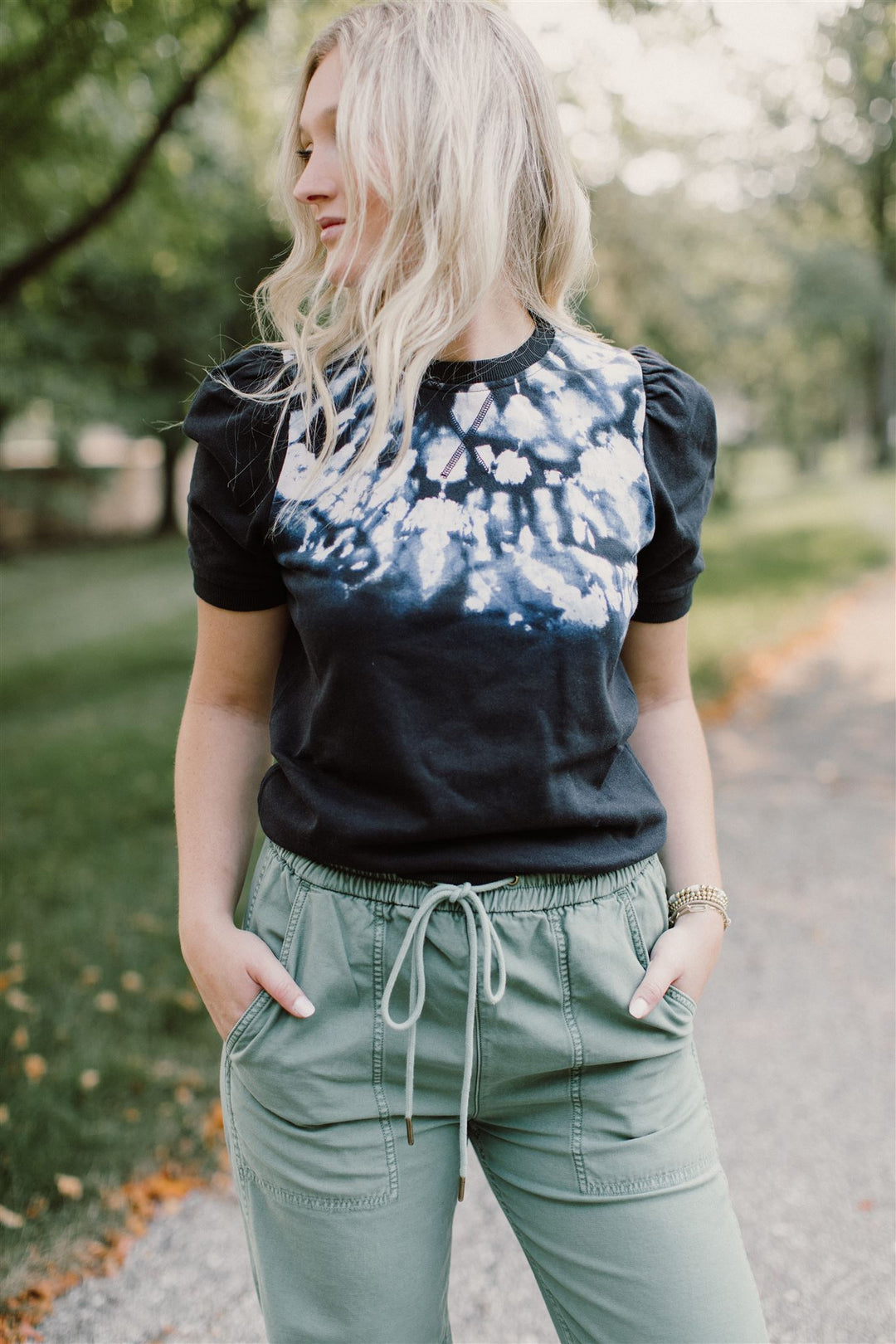Cami NYC - Navaeh Sweatshirt in Dark Tie Dye