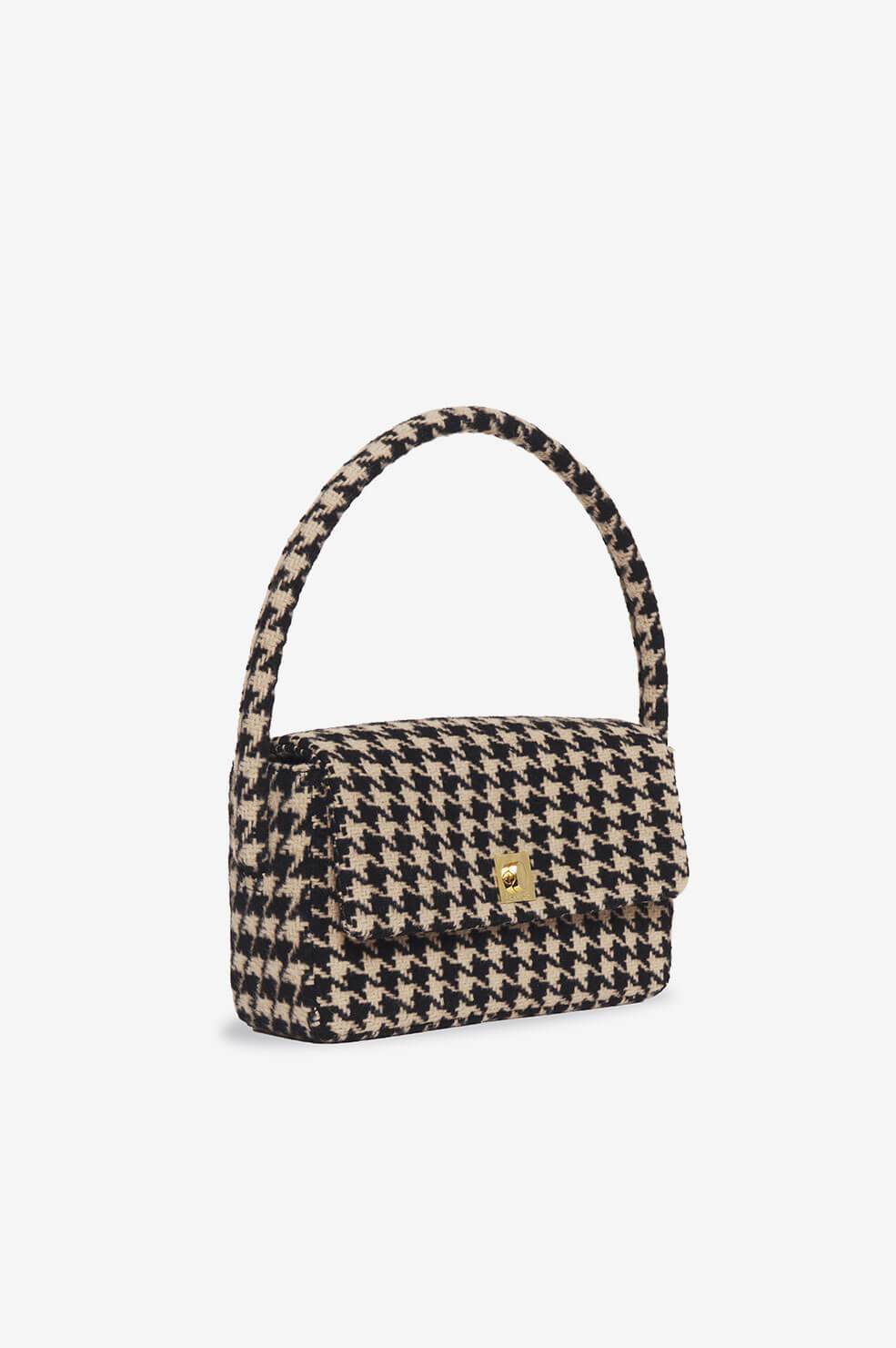 バッグ ANINE BING bag Anine Bing - Nico Bag in Houndstooth – Blond Genius
