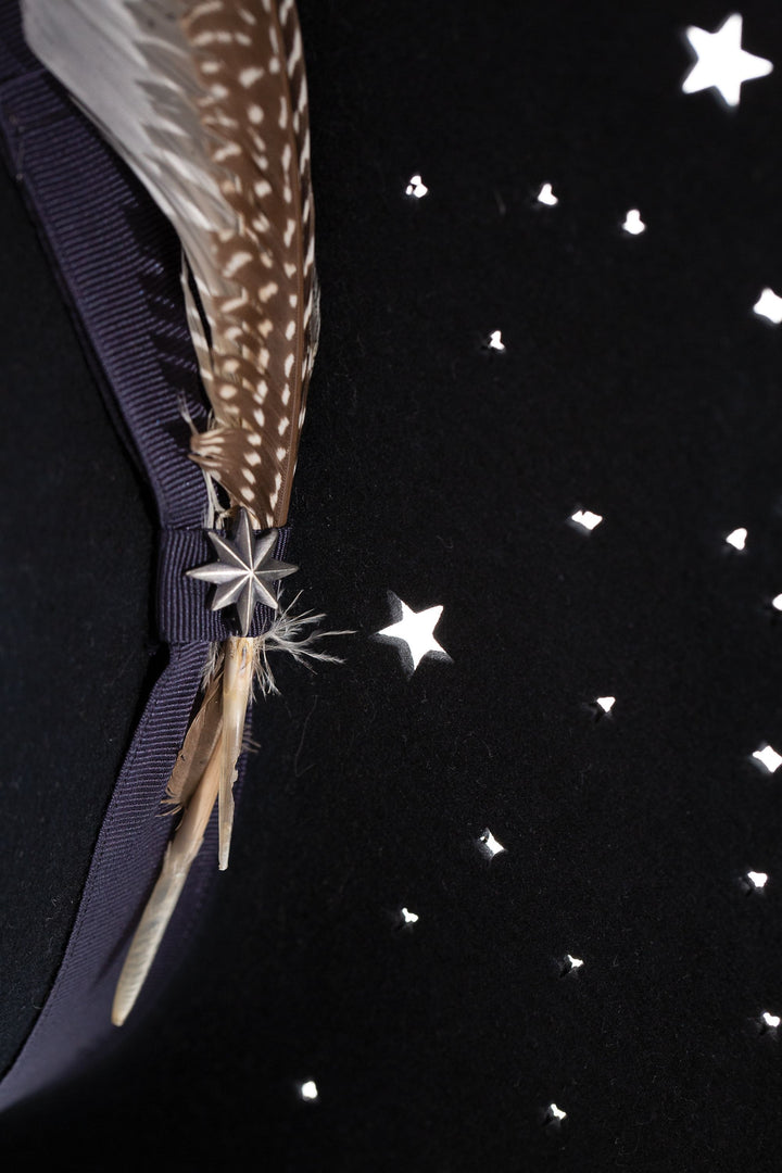Blond Genius x Stetson - Night Sky Hat in Black