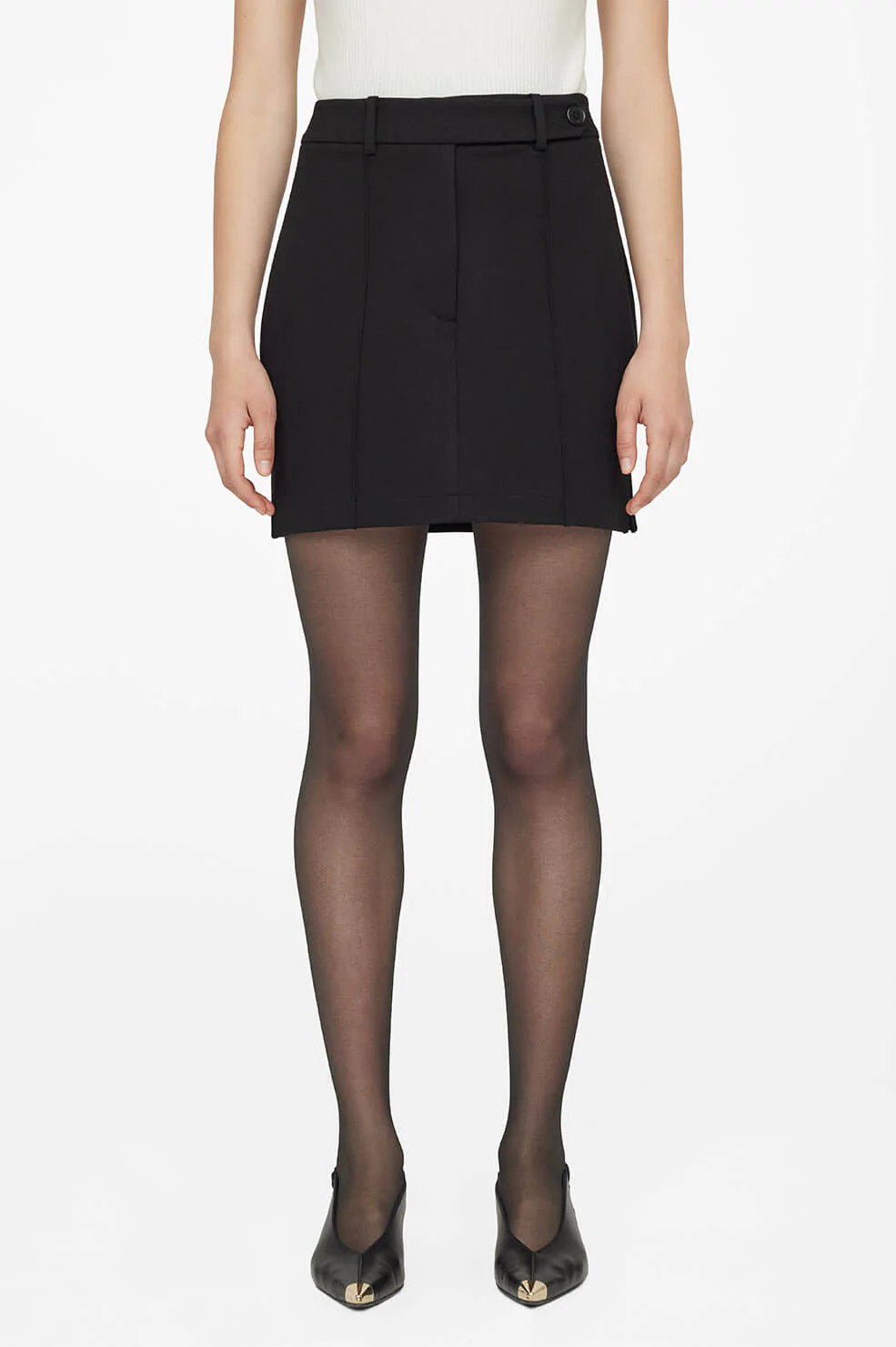ワンピース ANINE BING Women Mid Skirts 25PA0210321BLK26 BLACK Black ANINE BING Jolin Silk Midi Skirt | Black | FARFETCH