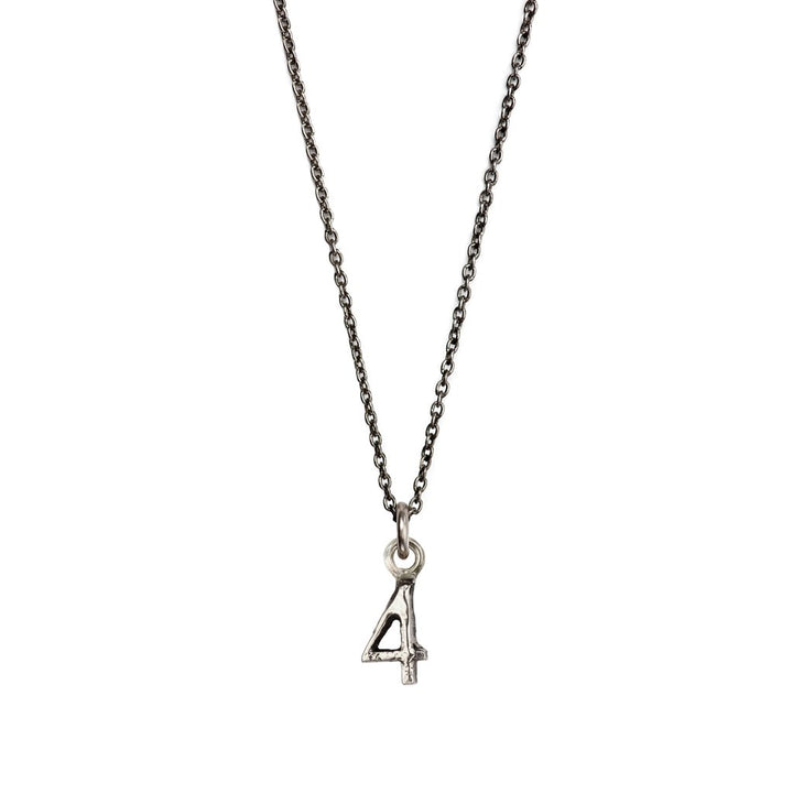 Pyrrha- Number 4 Charm in Silver