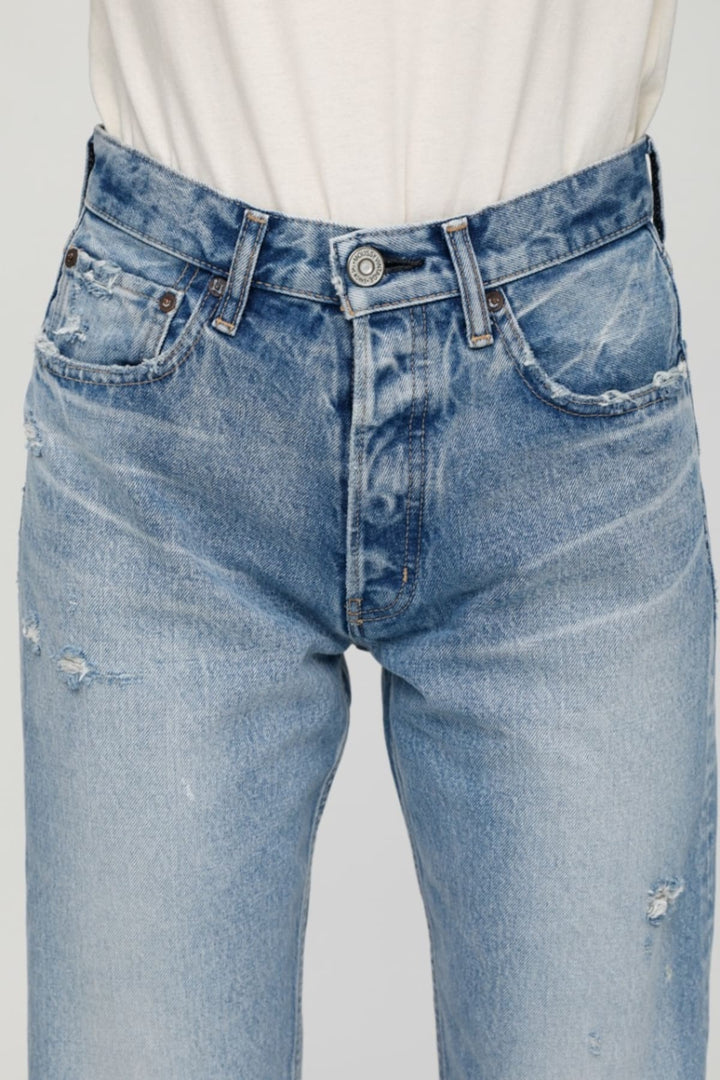 Moussy Denim - MV Odessa Wide Straight in BLU 110
