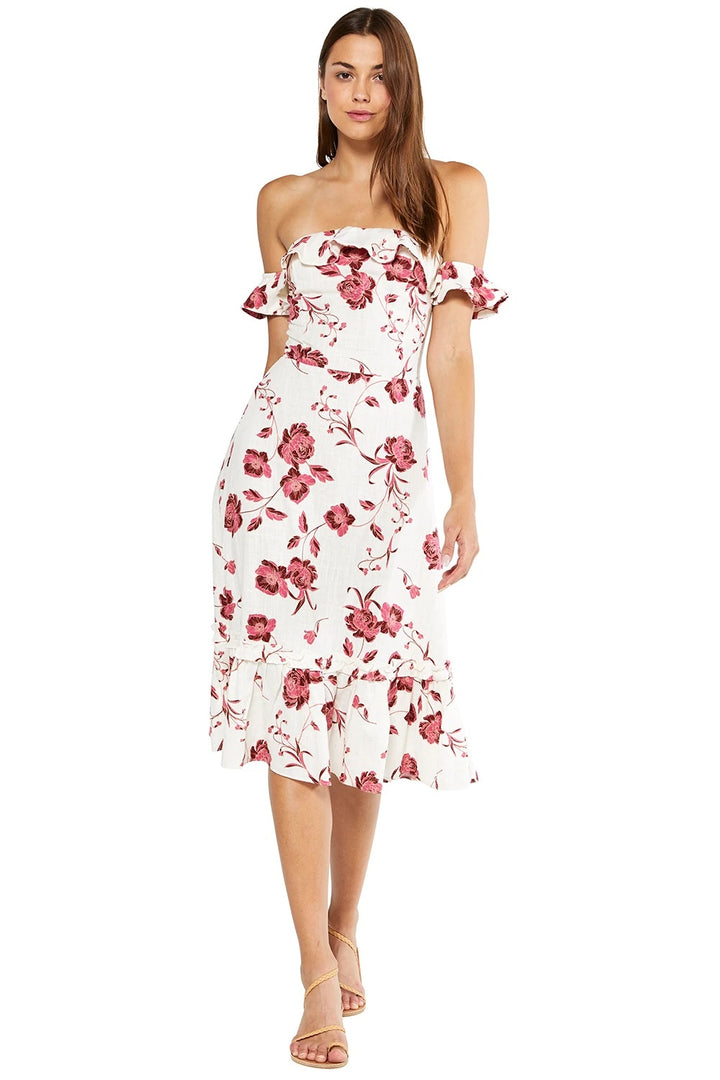 Misa - Oona Dress in Abstract Peony