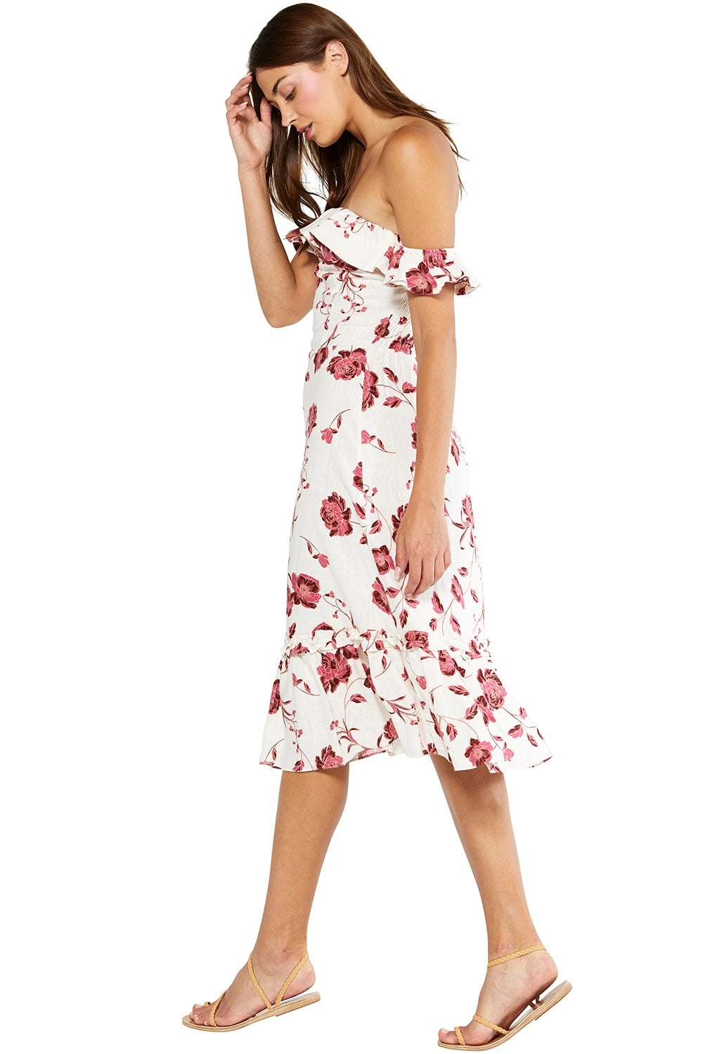 Misa - Oona Dress in Abstract Peony Dresses