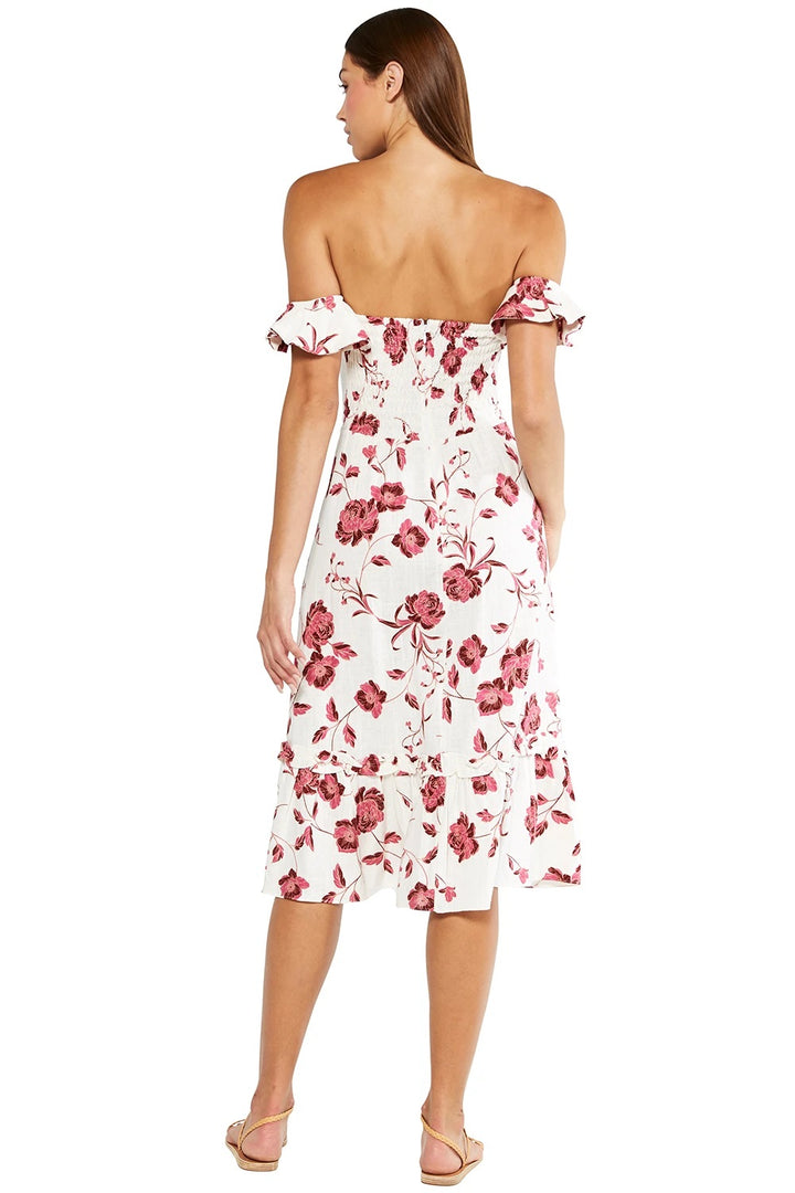 Misa - Oona Dress in Abstract Peony