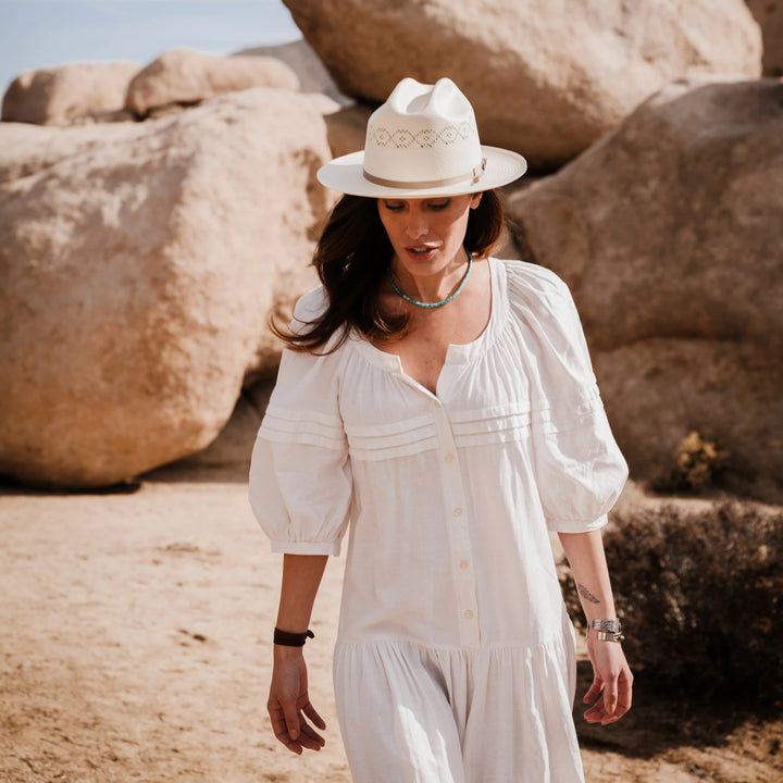 Blond Genius x Stetson - Open Road Hat in Natural/Tan