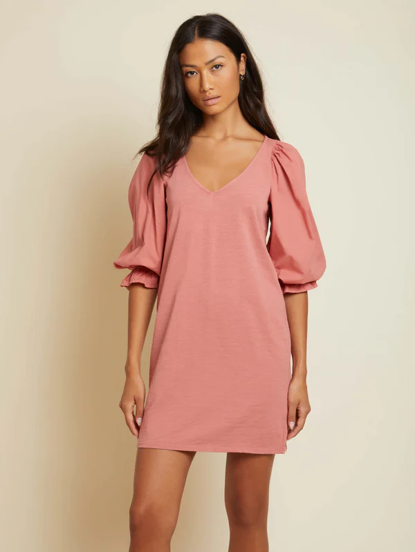 Nation LTD - Oralia Flounce Mini in Pink Cheeks