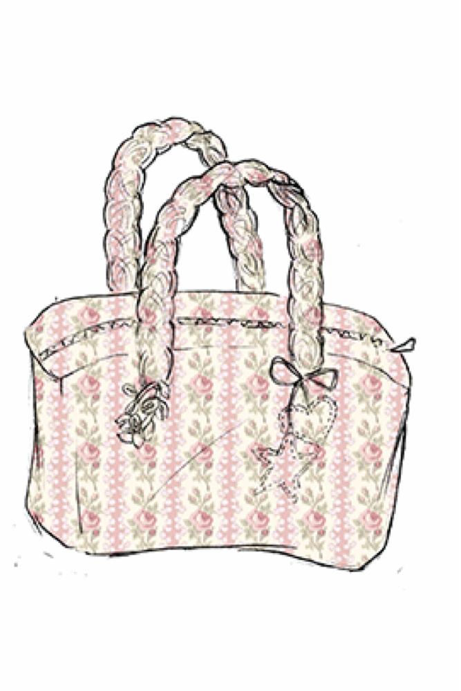 Love Shack Fancy - Oran Weekender in Frosted Petal Pink