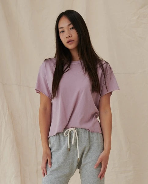 The Great - The Crop Tee in Orchid