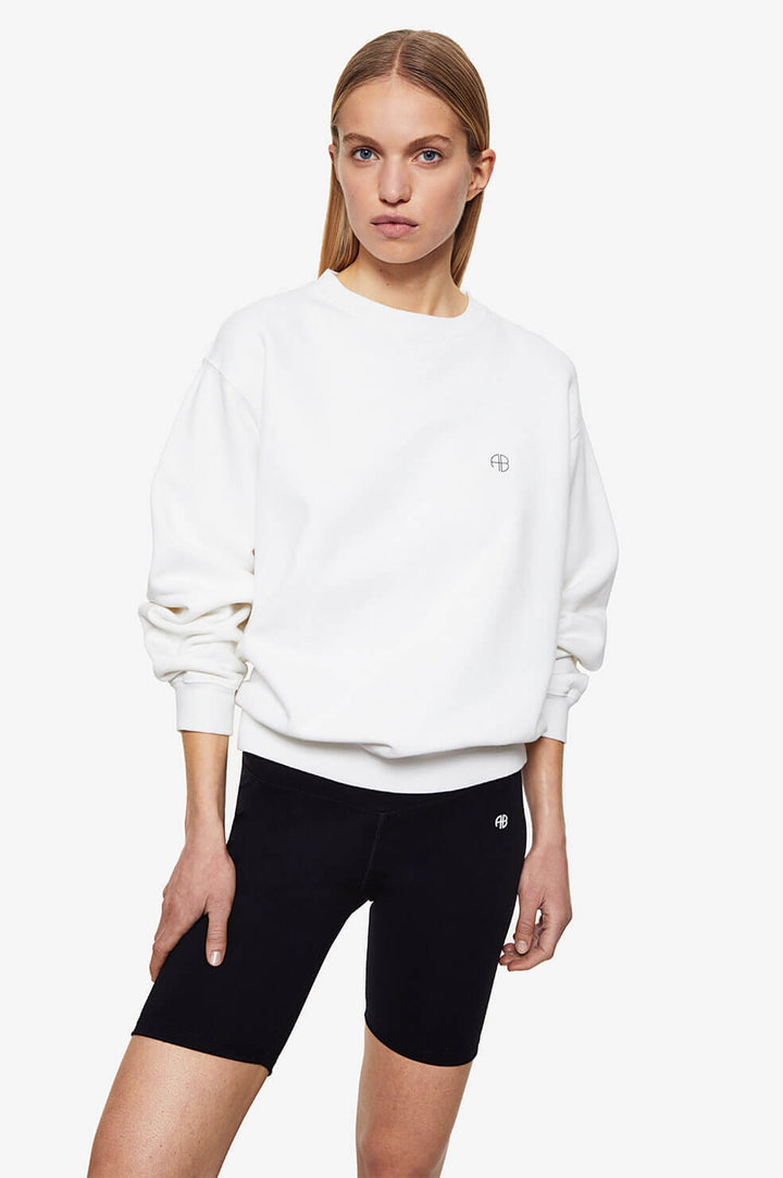 Anine Bing - Ramona Sweatshirt Outlaw in White