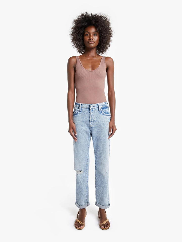 Mother Denim - The Scrapper Double Cuff in Out With The Old, In With The New