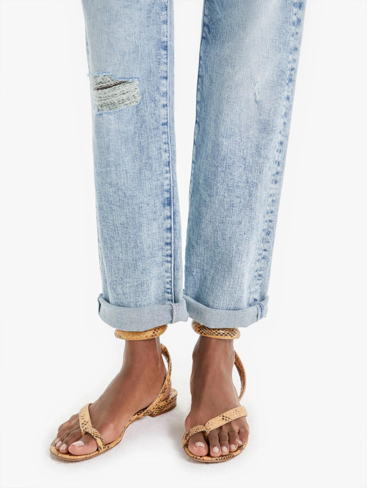 Mother Denim - The Scrapper Double Cuff in Out With The Old, In With The New