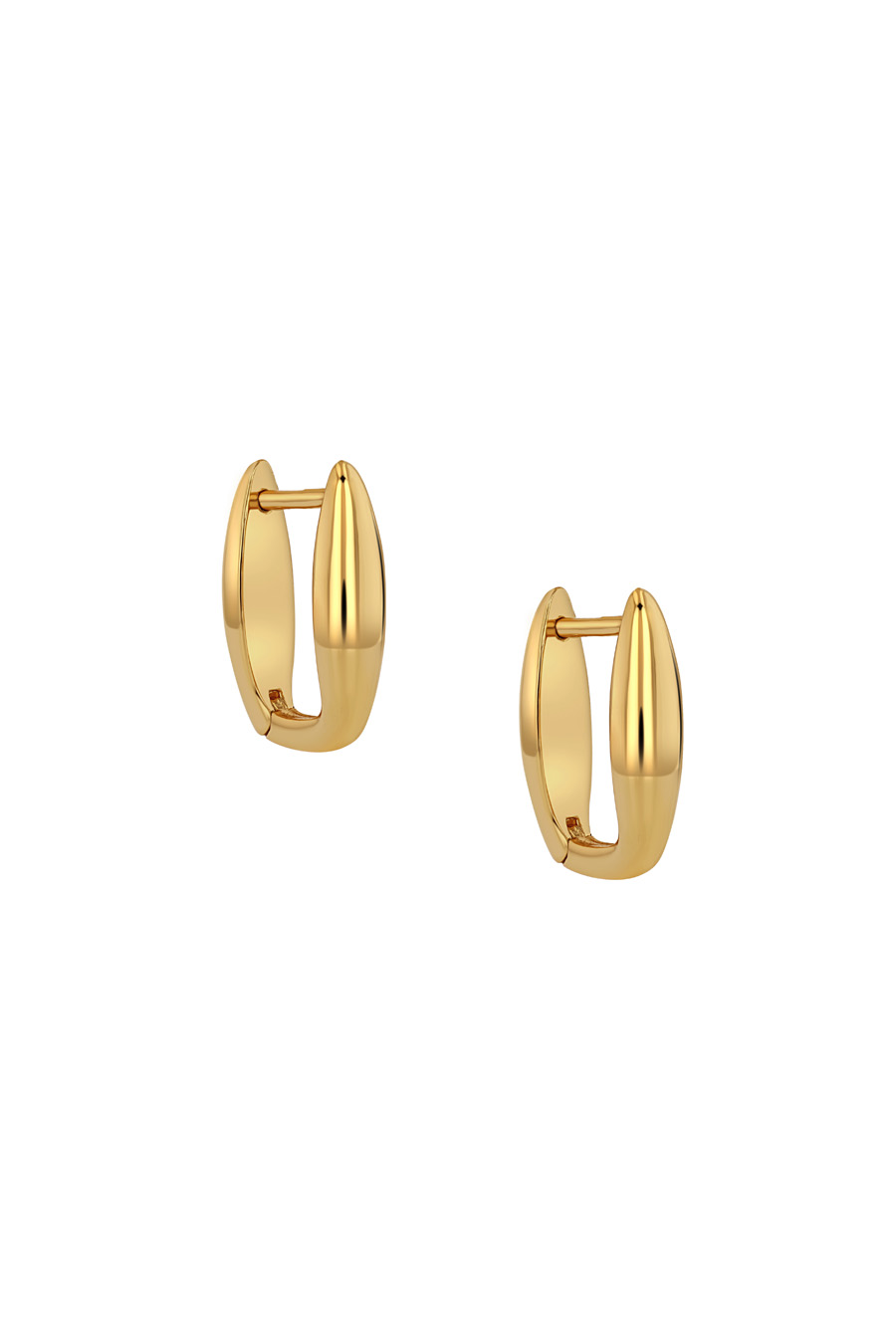 Anine Bing - Oval Link Earrings in Gold