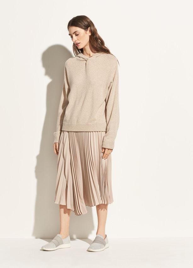Vince - Overlap Hoodie Light Heather Marzipan