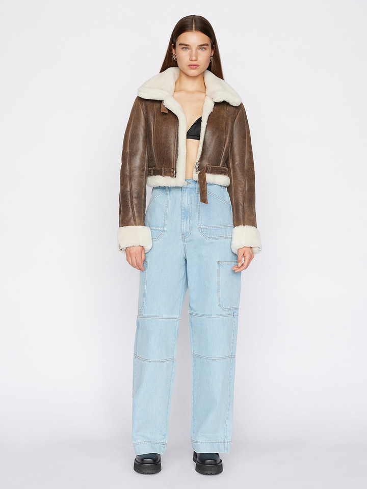 Frame - Oversized Cargo Jean in Genoa