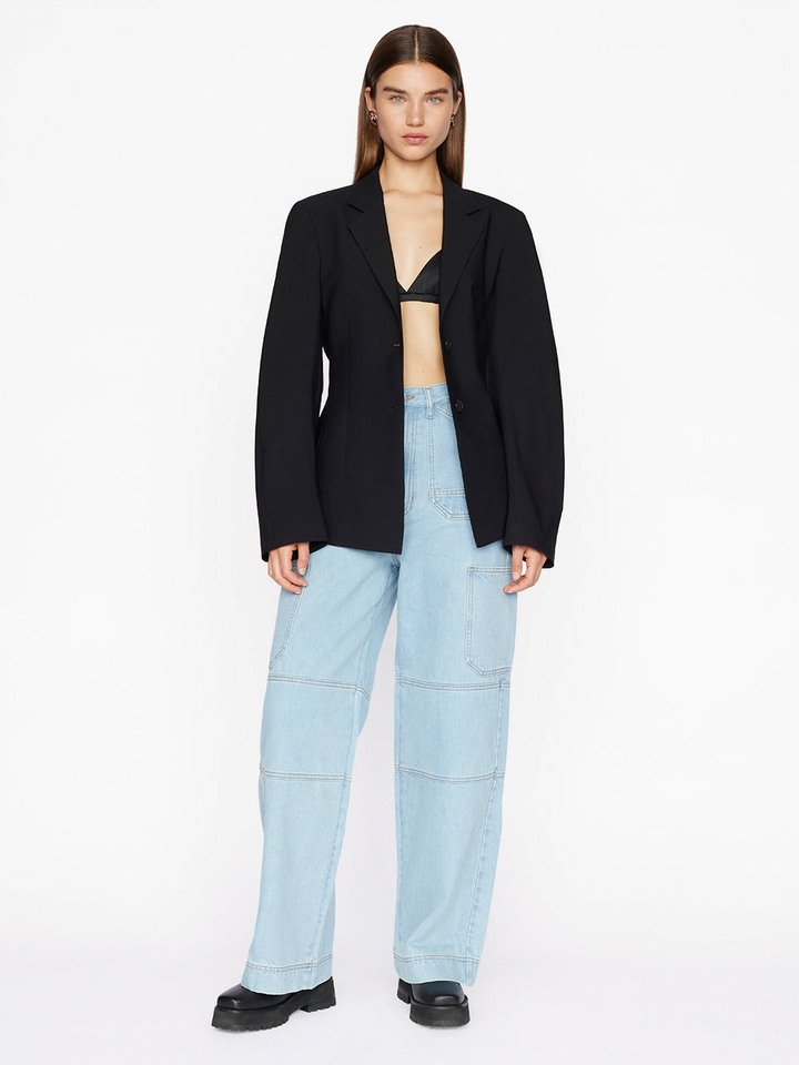 Frame - Oversized Cargo Jean in Genoa Denim