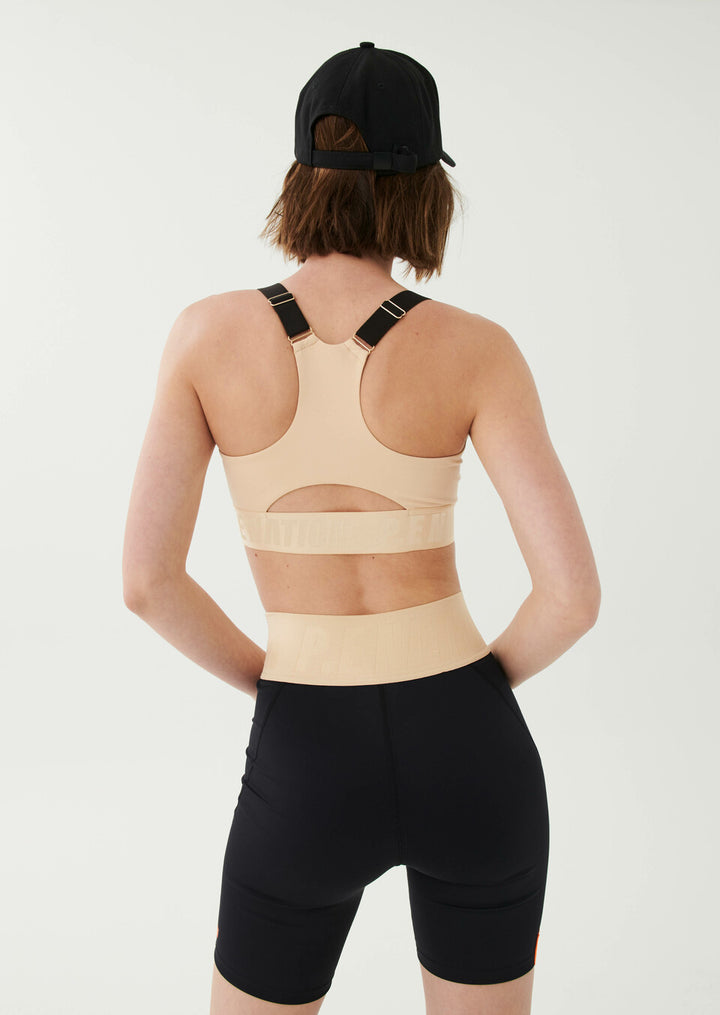 P.E NATION - Comeback Sports Bra in Wheat Activewear