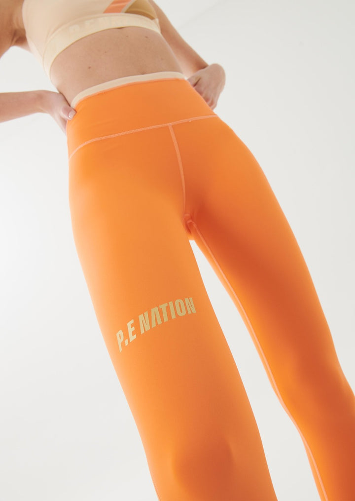 P.E NATION - Uprise Legging in Nectarine Activewear