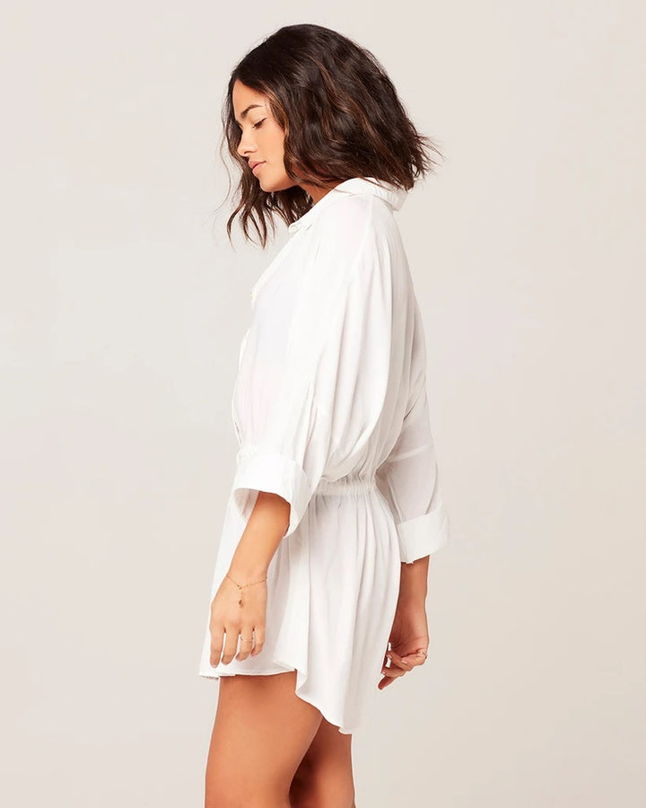 L*Space - Pacifica Tunic in White