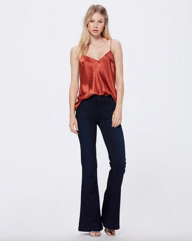 Paige Premium Denim - Genevieve with Patch Pockets in Claribelle