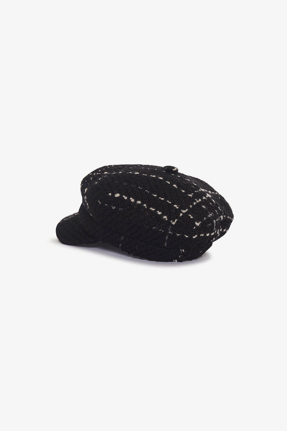 Anine Bing - Paige Hat in Black Plaid