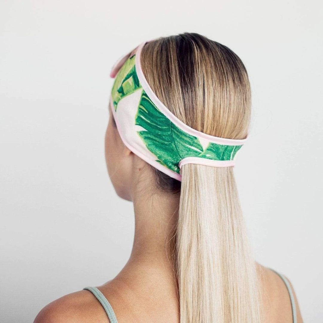 Kitsch - Microfiber Spa Headband in Palm Print
