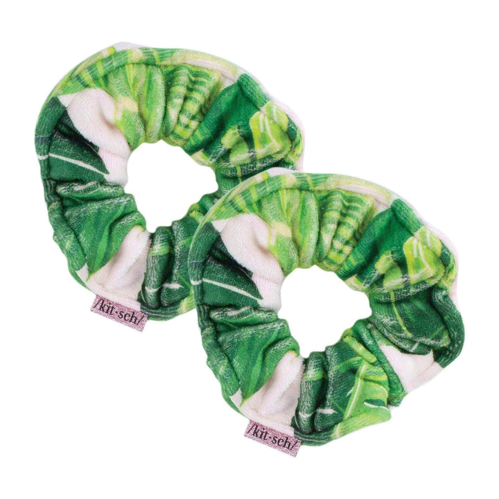 Kitsch - Microfiber Towel Scrunchies in Palm Print