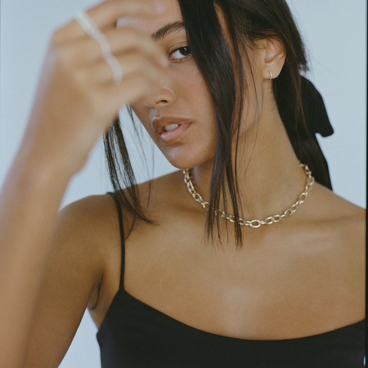 Alexa Leigh - Paloma Necklace in Gold 16"