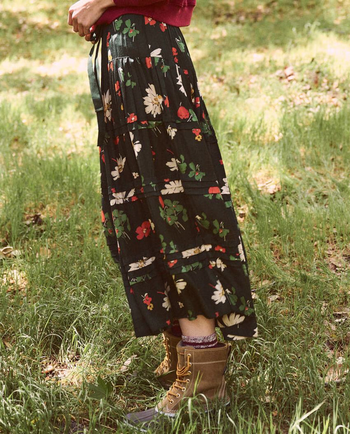 The Great - The Pastoral Skirt in Alpine Floral