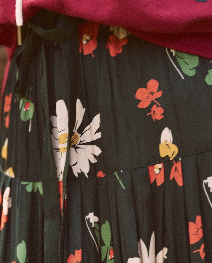 The Great - The Pastoral Skirt in Alpine Floral