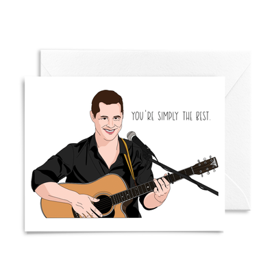 Sammy Gorin - Schitt's Creek Patrick Singing You're Simply the Best Card
