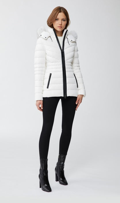 Mackage - Patsy Lightweight Down Jacket in Off White