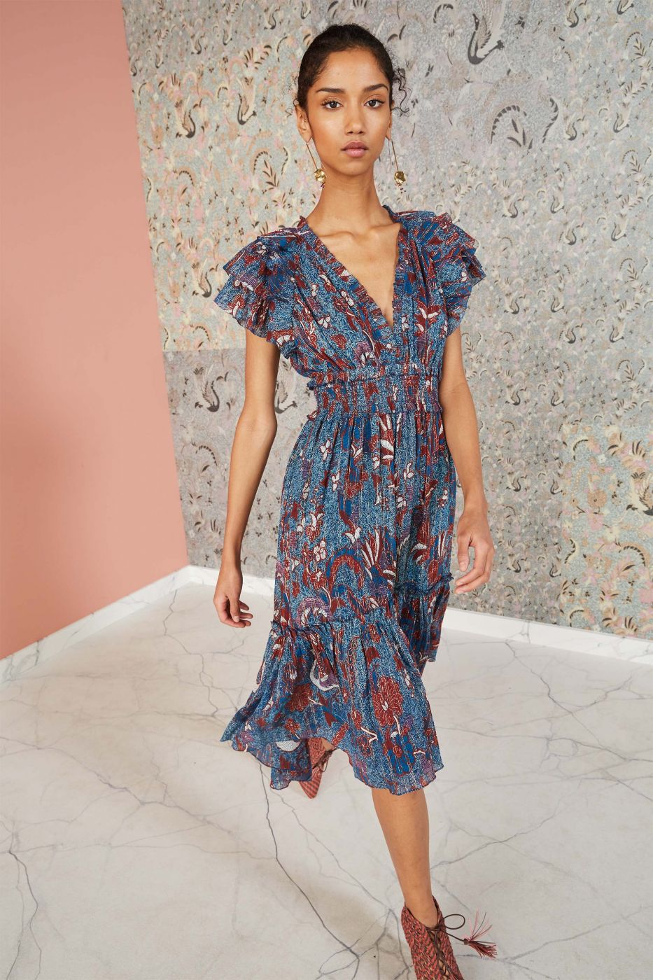 Ulla Dress - Cicely Dress Azul