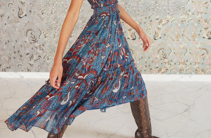 Ulla Dress - Cicely Dress Azul