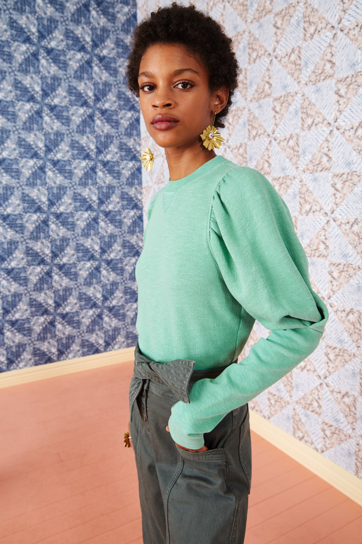 Ulla Johnson - Philo Pullover in Turquoise