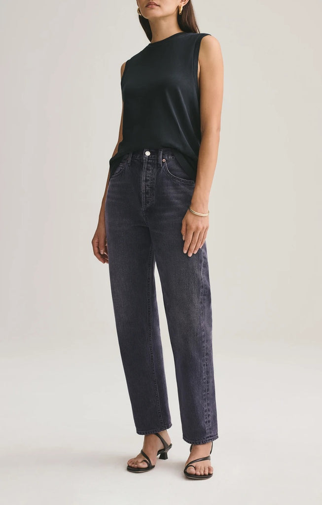 パンツ AGOLDE 90S Straight Denim Pants Vagabond Black A069C1157VBON 90's Mid Rise Straight in Tar – AGOLDE