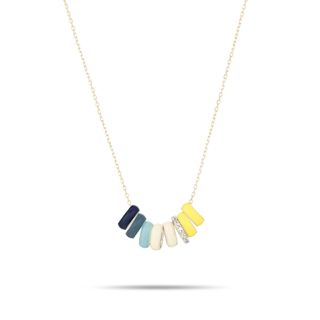 Adina - Bead Party Picnic Party Necklace in Mixed