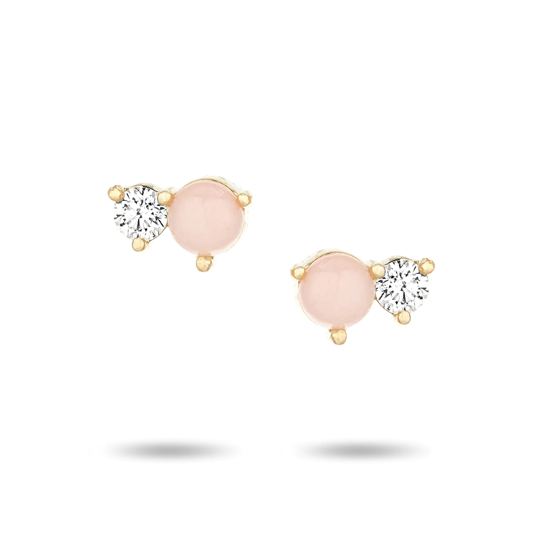 Adina - Pink Opal + Diamond Amigos Posts in Y14